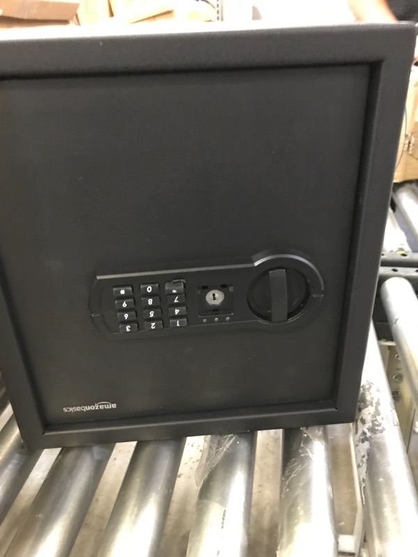 Photo 1 of Amazon Basics Steel Home Security Safe with Programmable Keypad - Secure Documents