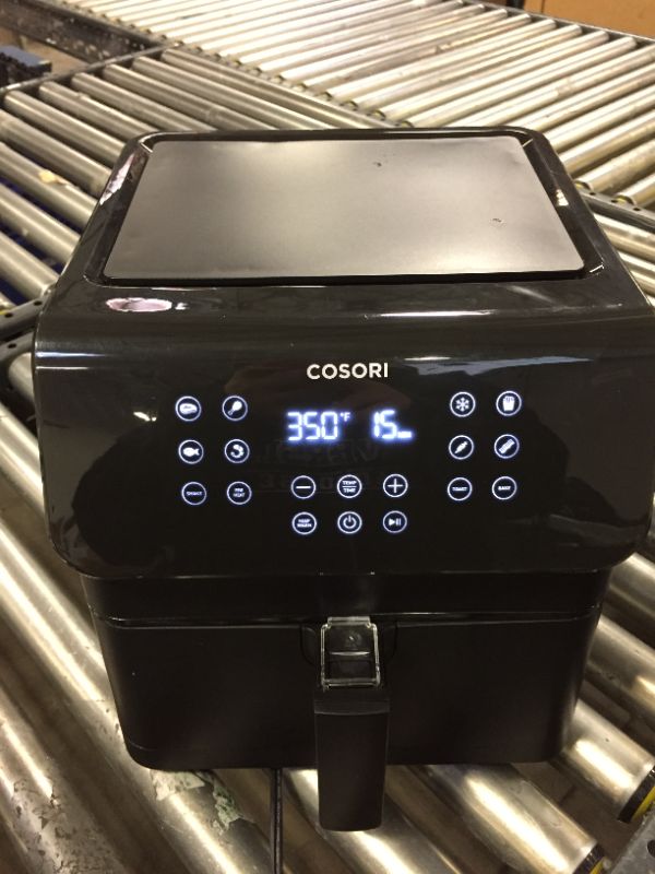 Photo 4 of COSORI Air Fryer(100 Recipes), 12-in-1 Large XL Air Fryer Oven with Upgrade Customizable 10 Presets, Preheat, Shake Reminder, Digital Hot Oilless Cooker, 5.8QT, Black
