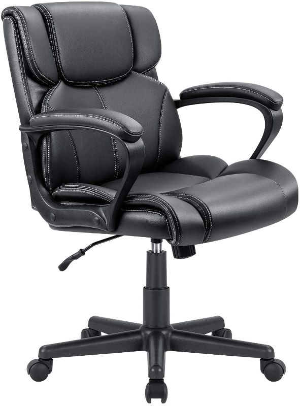 Photo 1 of Amazon Basics Executive Office Desk Chair with Armrests
