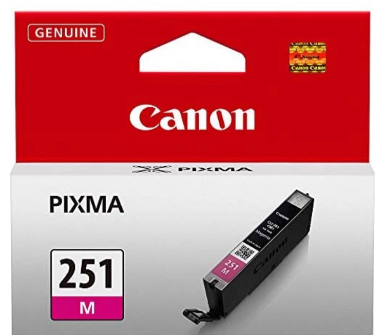 Photo 1 of Canon CLI-251 Magenta Ink Tank Compatible to MG6320 , IP7220 & MG5420, MX922, MG5520, MG6420, MG7120, iX6820, iP8720, MG7520, MG6620, MG5620