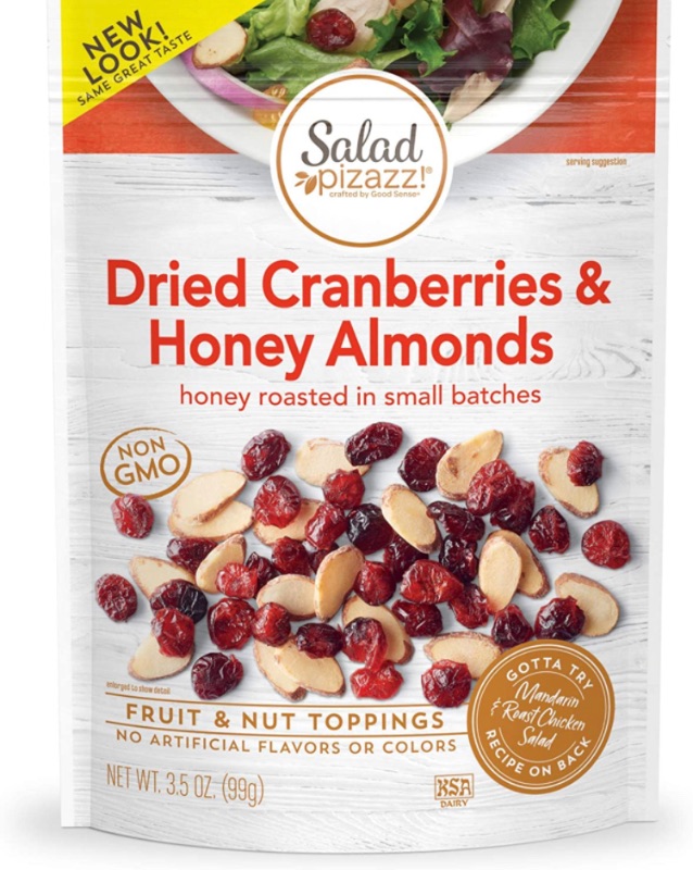 Photo 3 of Salad Pizazz! Almond Toppings, Honey Roasted with Cranberries - Snack Mix and Salad Topping - 3.5 Ounce (3.5 OZ) Resealable Bag(Package May Vary) best by 10/2021

365 by Whole Foods Market, Walnuts Chopped, 8 Ounce best by 9/2021

Spices Village Black Pep