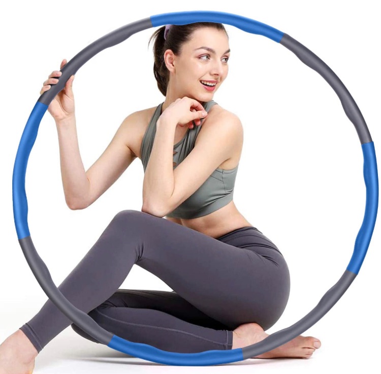 Photo 1 of 
colorfarm Weighted Fitness Exercise Hoop for Adults & Beginners Weight Loss Sports Exercise Hoops Detachable Design Workout Equipment for Women Men