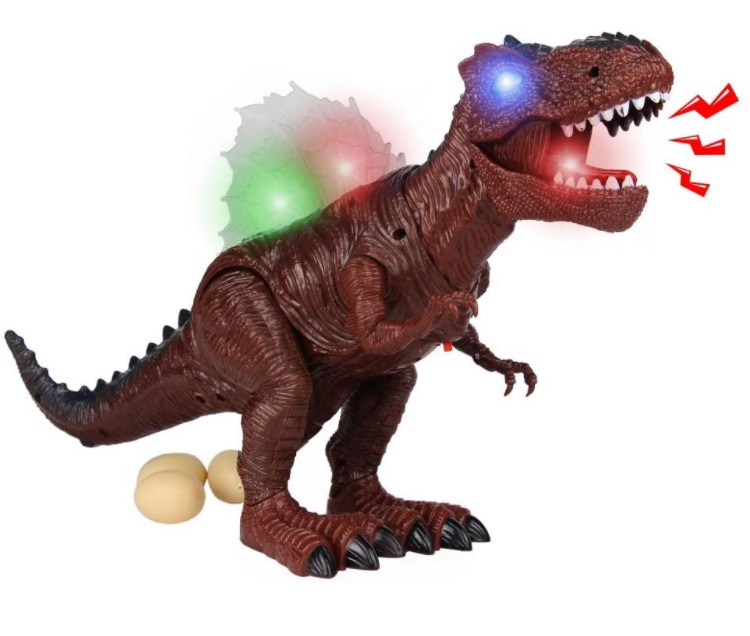 Photo 1 of Dinosaur Toys for Kids 5-7 Walking T Rex Toys Roaring Dinosaur with Egg Laying, Light and Sound Giant Dinosaur Figures Dino Toys Educational Birthday Gifts for Boys Toddlers 3 4 5 6 7 Years Old