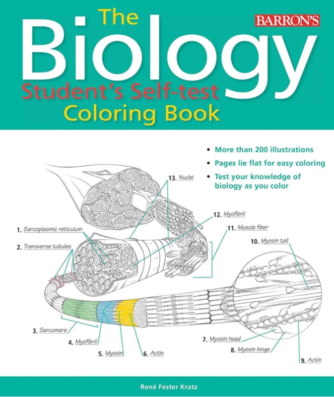 Photo 1 of 
Biology Student's Self-Test Coloring Book