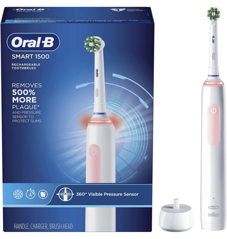 Photo 1 of Oral-B Smart 1500 Electric Toothbrush, Pink