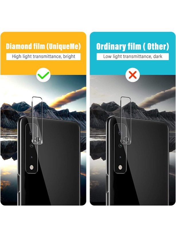 Photo 4 of 2+3 Pack] UniqueMe Compatible with LG Stylo 7 5G Full Coverage Screen Protector and Camera Lens Protector Tempered Glass [Not for LG Stylo 7 4G ] HD Clear [Anti-Scratch] 3D Full Coverage Film.