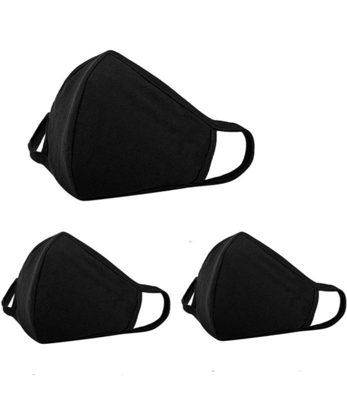 Photo 1 of 3 Pack Face Cover Unisex - Adjustable Reusable Cotton Warm Mouth Cover for Outdoor