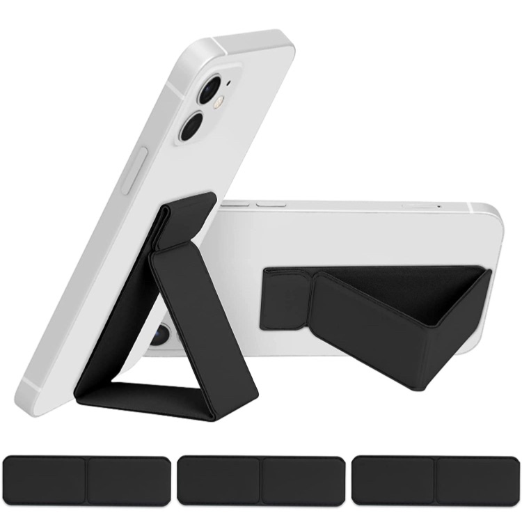 Photo 1 of FYY Phone Kickstand (3 Pack) [Vertical & Horizontal Stand] Ultra Slim Phone Stand & Finger Holder for iPhone 12 Pro 11 Pro Max XS Max XR X 8 7 Galaxy S20 Ultra S20+ S10 Plus S10e /Note 20 Black