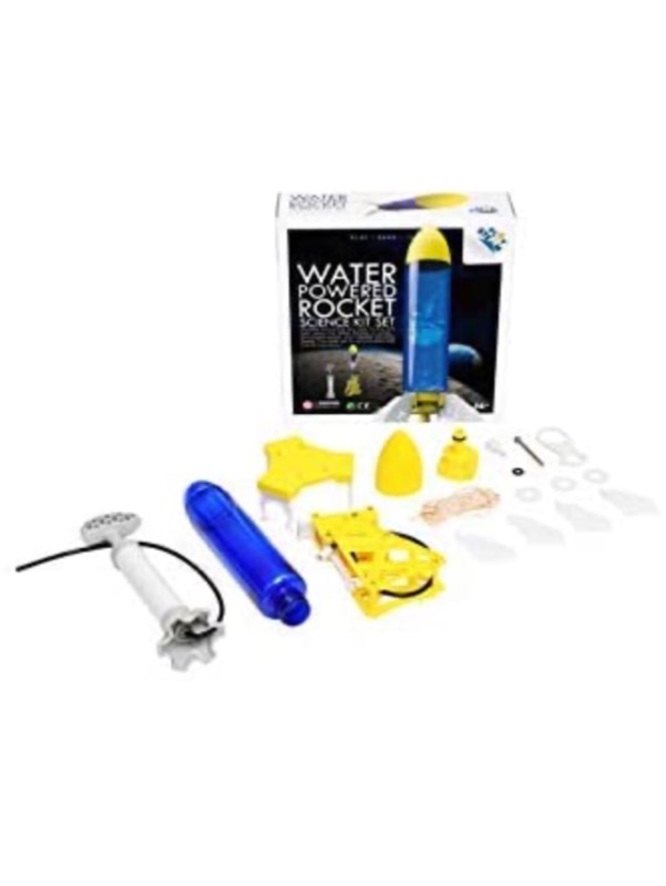 Photo 2 of PLAYSTEAM Outdoor Water Powered Rocket Physics Learning Set-with Rocket Tail, Body and Pump DIY Rocket Science Experiment Kit- Space STEM Outdoor Toys Gift for Kids,Teens, Boys & Girls