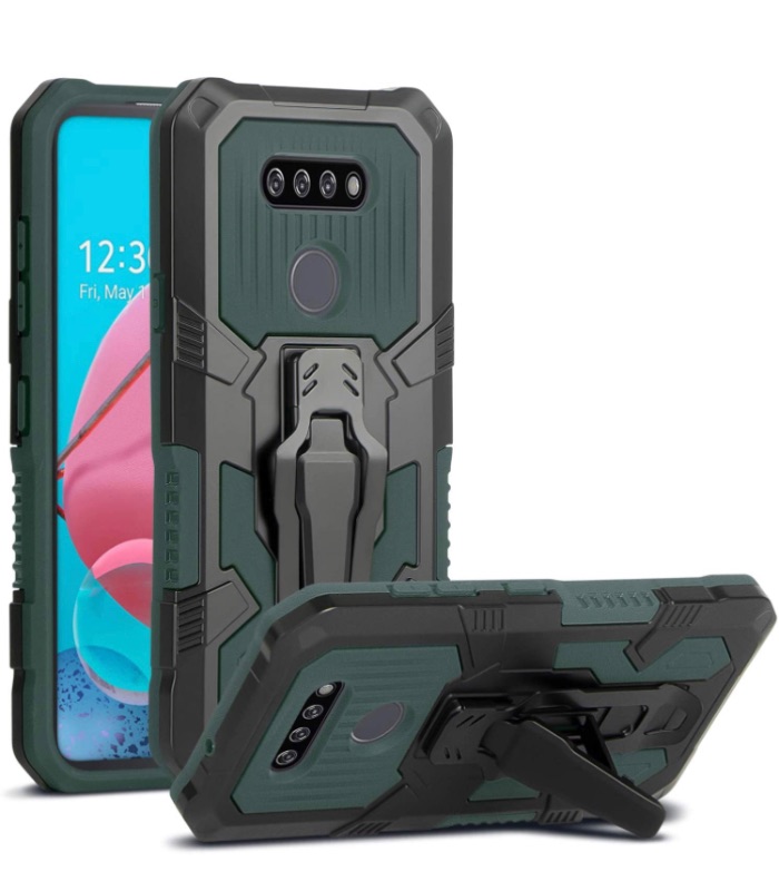 Photo 1 of 
WPCase LG K51 Case with Kickstand and Belt Clip Heavy Duty Slim Fit Military Grade Drop Protection Shockproof Rugged Phone Cover for LG K51 (2020 Release) - Green

Sucnakp for LG Stylo 7 4G Case?Not Fit 5G? with Screen Protector Heavy Duty Shock Absorpti
