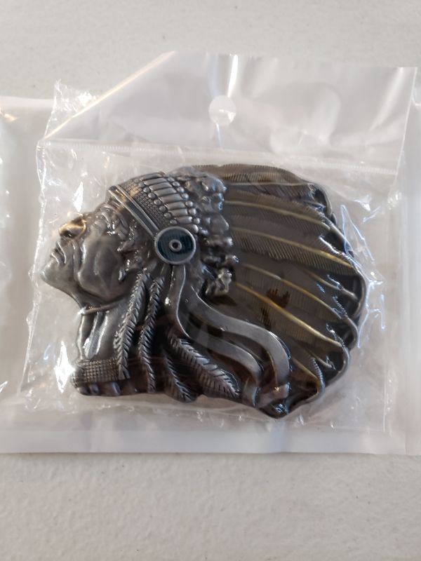 Photo 1 of Indian Head Belt Buckle