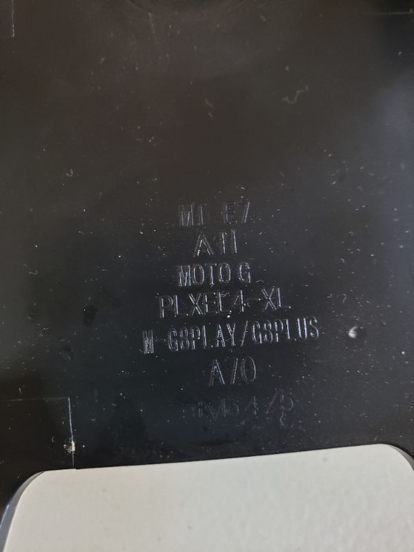 Photo 2 of Moto G MT-E7 A11 PLXEL4-XL Smart Phone Case and Belt Clip, Black.