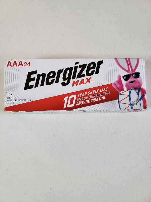 Photo 1 of Energizer AAA Batteries (24 Count), Triple A Max Alkaline Battery
