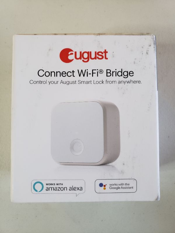 Photo 1 of August Connect Wi-Fi Bridge, Remote Access, Alexa Integration for Your August Smart Lock
