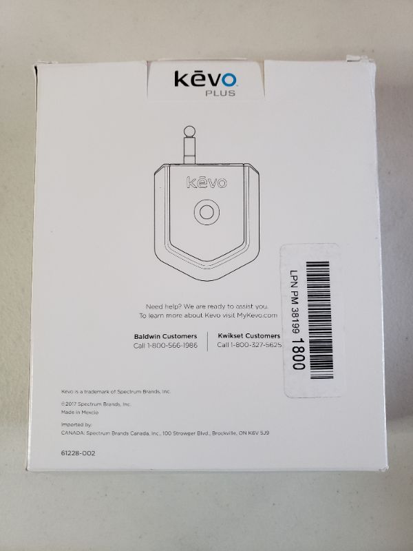 Photo 2 of Kevo Plus Connected Hub 99240-001 to Lock & Unlock Kevo Smart Lock from Anywhere with Smartphone, Compatible with Alexa
