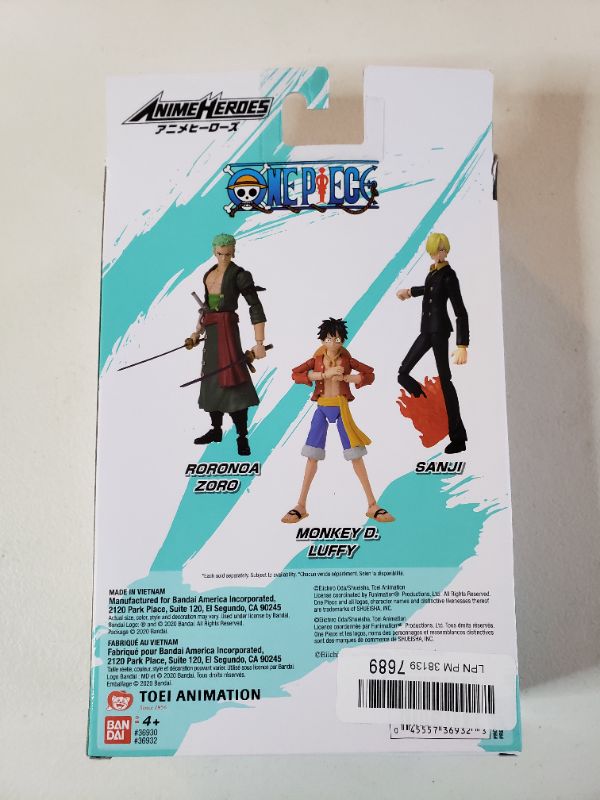 Photo 2 of Anime Heroes One Piece Zoro Action Figure (36932)
