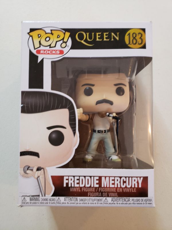 Photo 1 of Funko Pop! Rocks: Queen - Freddie Mercury Radio Gaga 1985
