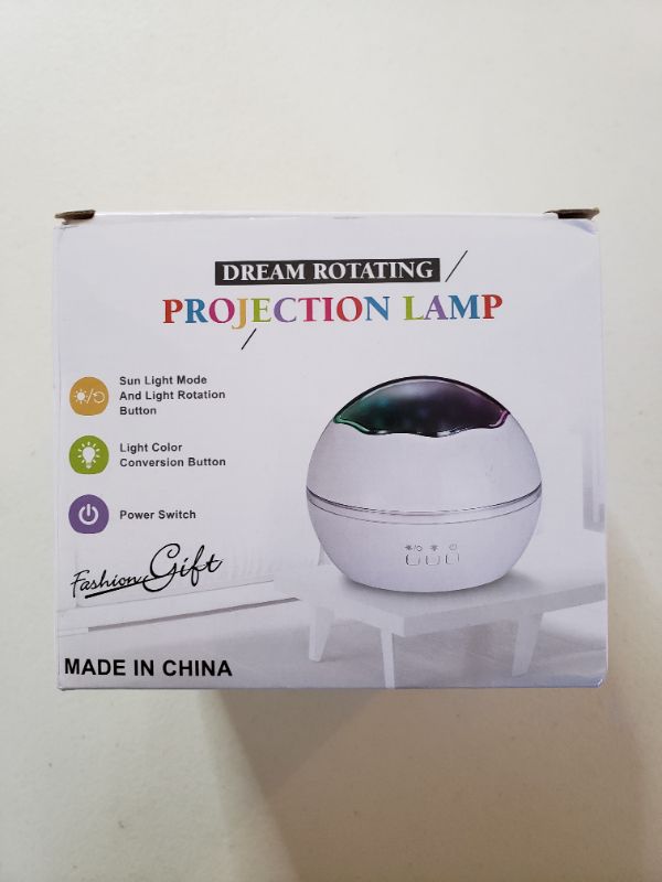 Photo 1 of Dream Rotating Projection Lamp