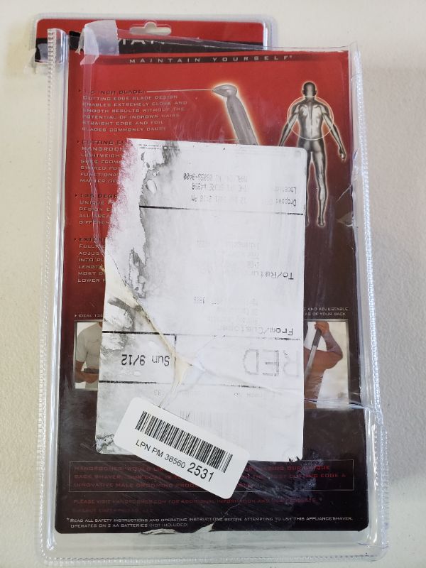 Photo 1 of MANGROOMER Do-It-Yourself Electric Back Hair Shaver (101-6)
