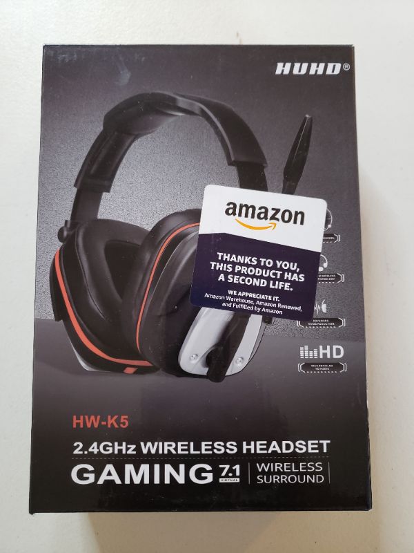 Photo 1 of 2.4G Wireless Gaming Headset for Xbox one with Wireless adpater Deep Bass and Rotating Metal Ear Cups
