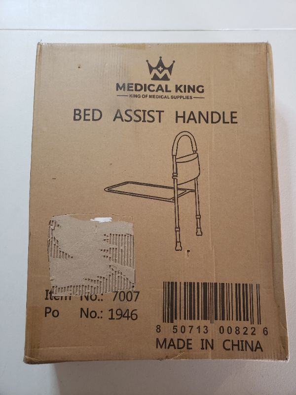 Photo 1 of Bed Assist Rail with Adjustable Heights - Bed Assist bar with Storage Pocket - Bed Rails for Seniors with Hand Assistant bar - Easy to get in or Out of Bed Safely with Floor Support - by Medical king
