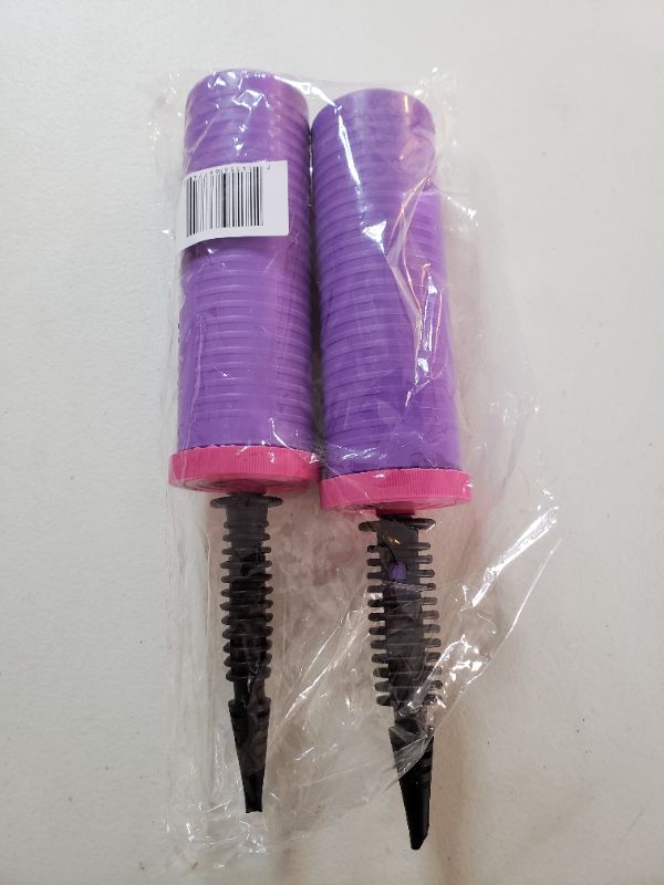 Photo 1 of 2 Pack - Tota Hand Held 2-Way Dual Action Balloon Pump for Balloons - Balloon Inflator Pumps in Both Directions
