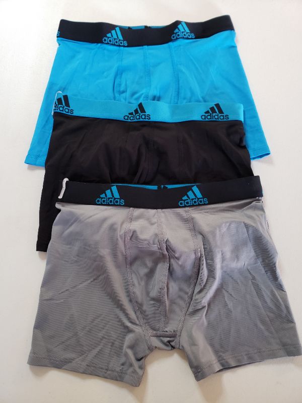 Photo 1 of Youth Adidas Boxer Briefs, 3 Pack, Size XL.