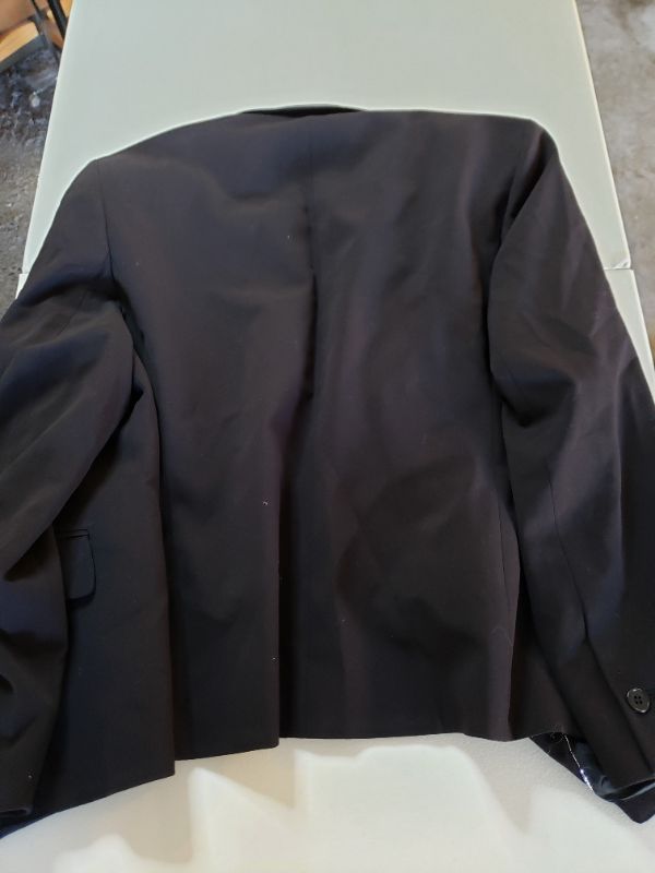 Photo 4 of Anne Klein Women's Long 1 Button Jacket. Black, Size 18W USA.
