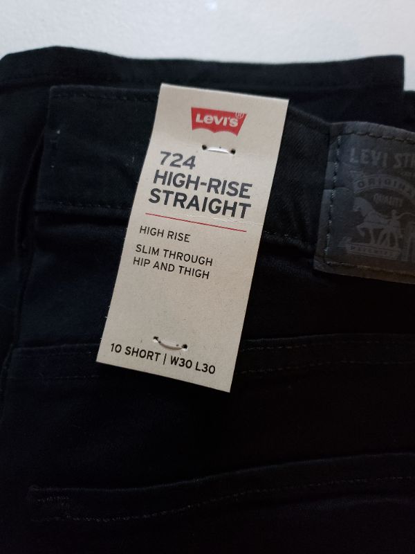 Photo 2 of Levi's Women's 724 High Rise Straight Jeans. Size 30x30
