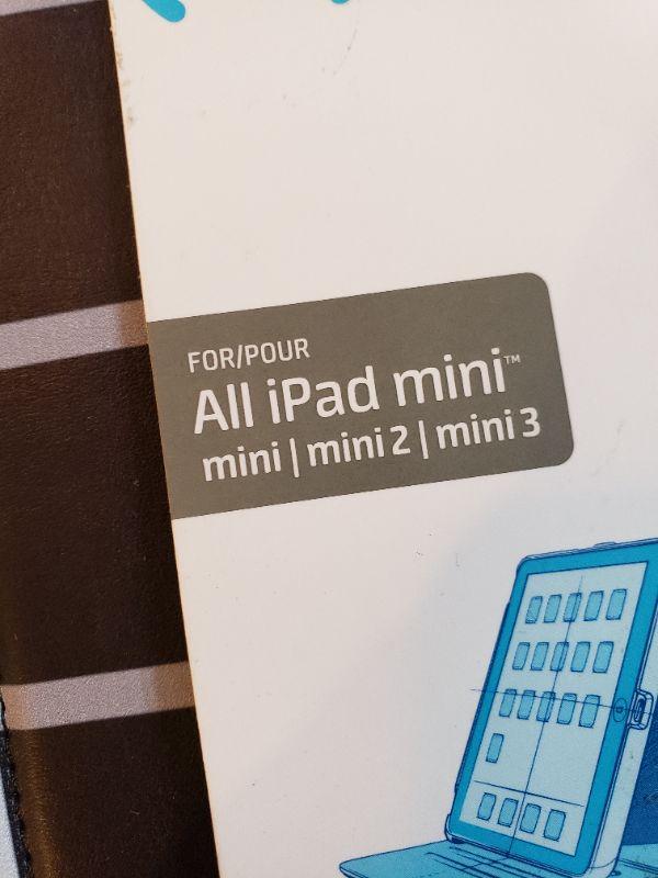 Photo 2 of Speck Style Folio iPad Mini/Mini 2/Mini3 Case, Black/White.