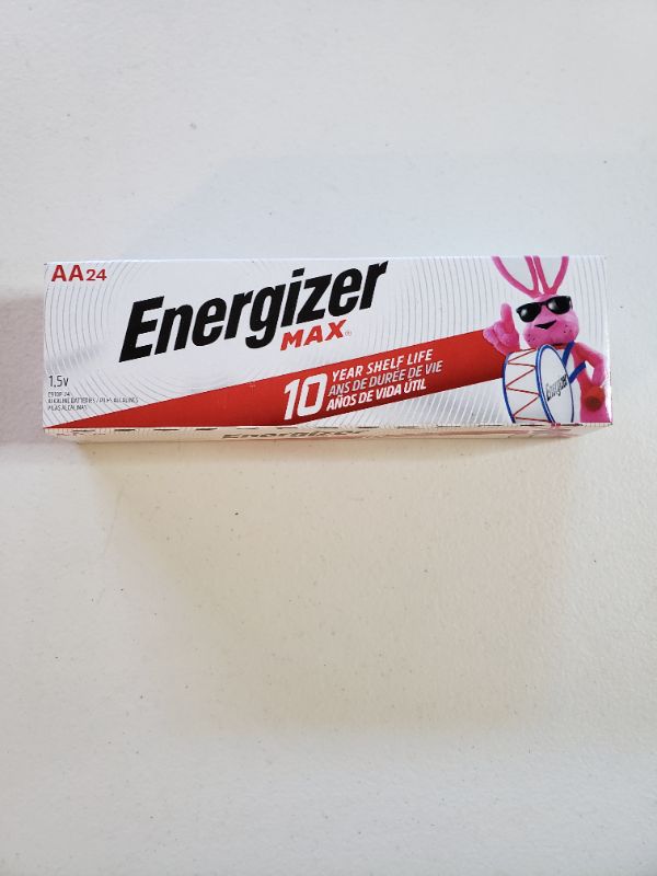 Photo 1 of Energizer AA Batteries Double A Max Alkaline Battery, 24 Count
