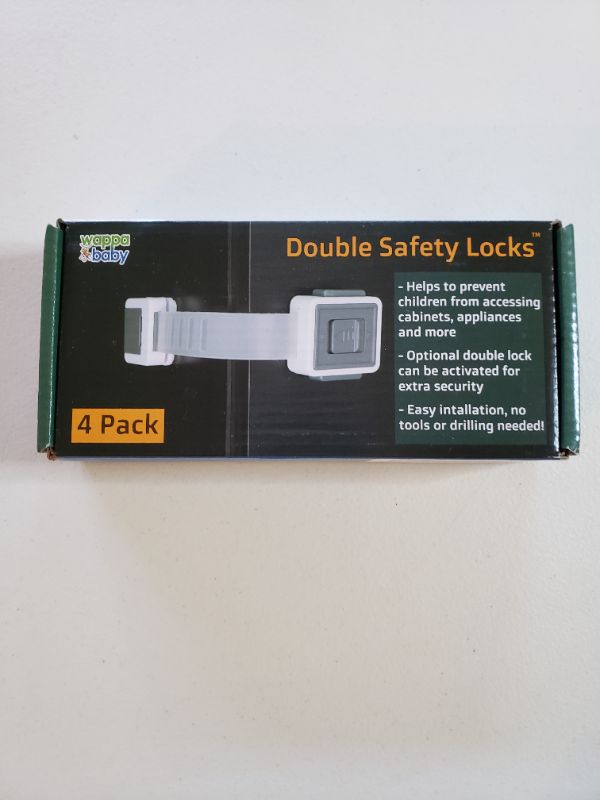 Photo 1 of Double Safety Locks, 4 Pack.