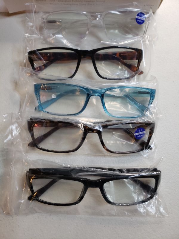 Photo 2 of 5 Pack of Assorted Reading Glasses.