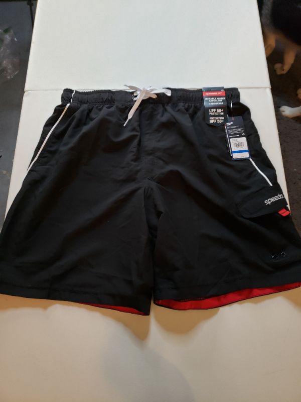 Photo 3 of Speedo Men's Swim Trunk Knee Length Marina Volley. Size XL.
