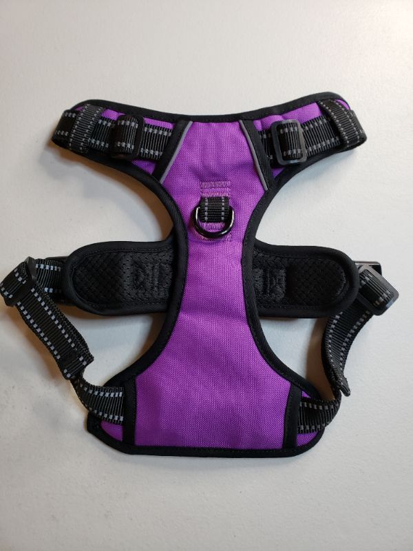 Photo 1 of Dog Vest Harness, Purple, Size M.