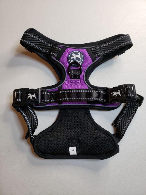 Photo 2 of Dog Vest Harness, Purple, Size M.