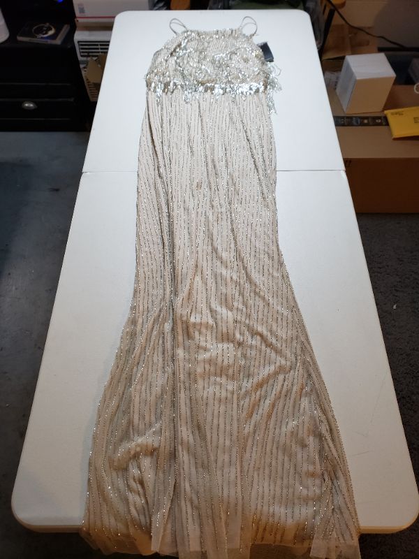 Photo 1 of Adrianna Papell Women's Beaded Long Dress. SIZE 4 US.
