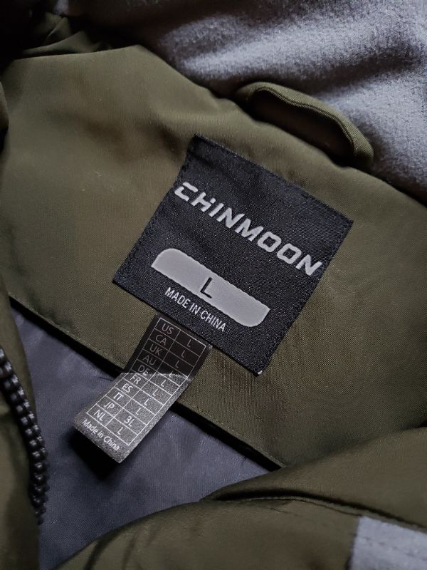 Photo 1 of CHINMOON WINTER COAT  WITH FUZZY HOOD SIZE LARGE, OLIVE GREEN