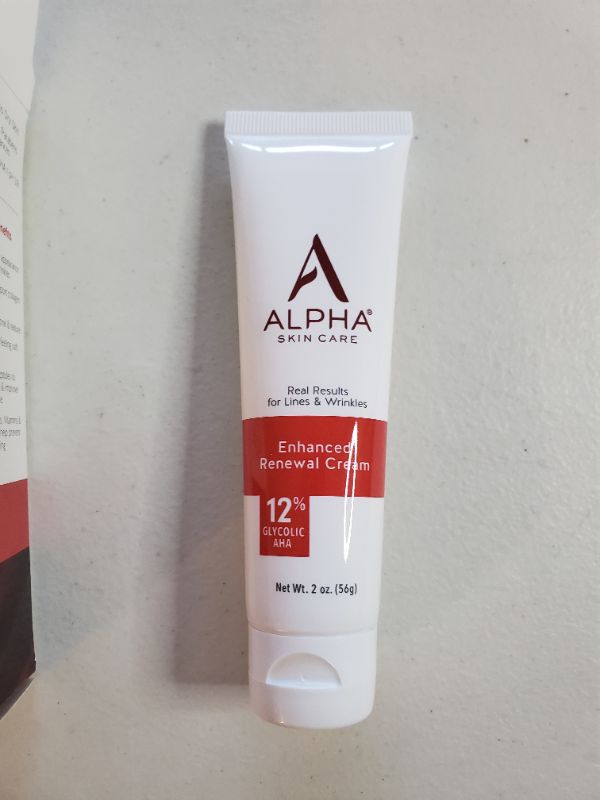 Photo 3 of Alpha Skin Care Enhanced Renewal Cream | Anti-Aging Formula | 12% Glycolic Alpha Hydroxy Acid (AHA) | Reduces the Appearance of Lines & Wrinkles | For Normal to Dry Skin | 2 Oz
