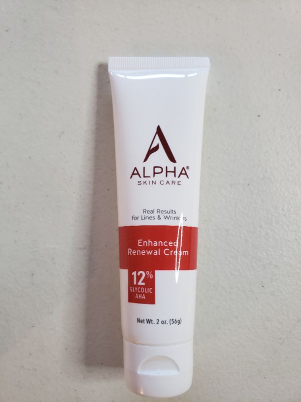 Photo 3 of Alpha Skin Care Enhanced Renewal Cream | Anti-Aging Formula | 12% Glycolic Alpha Hydroxy Acid (AHA) | Reduces the Appearance of Lines & Wrinkles | For Normal to Dry Skin | 2 Oz
