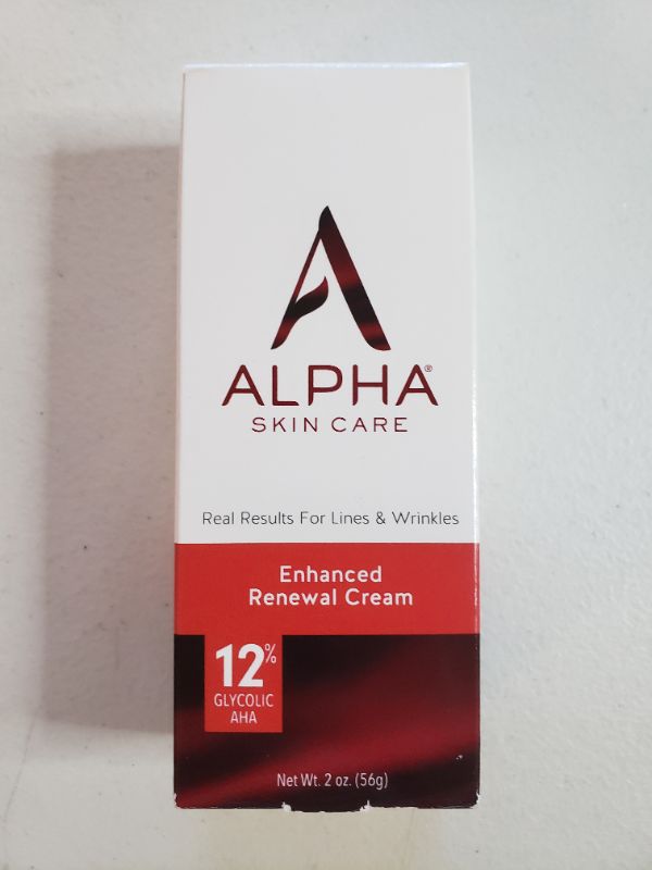 Photo 1 of Alpha Skin Care Enhanced Renewal Cream | Anti-Aging Formula | 12% Glycolic Alpha Hydroxy Acid (AHA) | Reduces the Appearance of Lines & Wrinkles | For Normal to Dry Skin | 2 Oz
