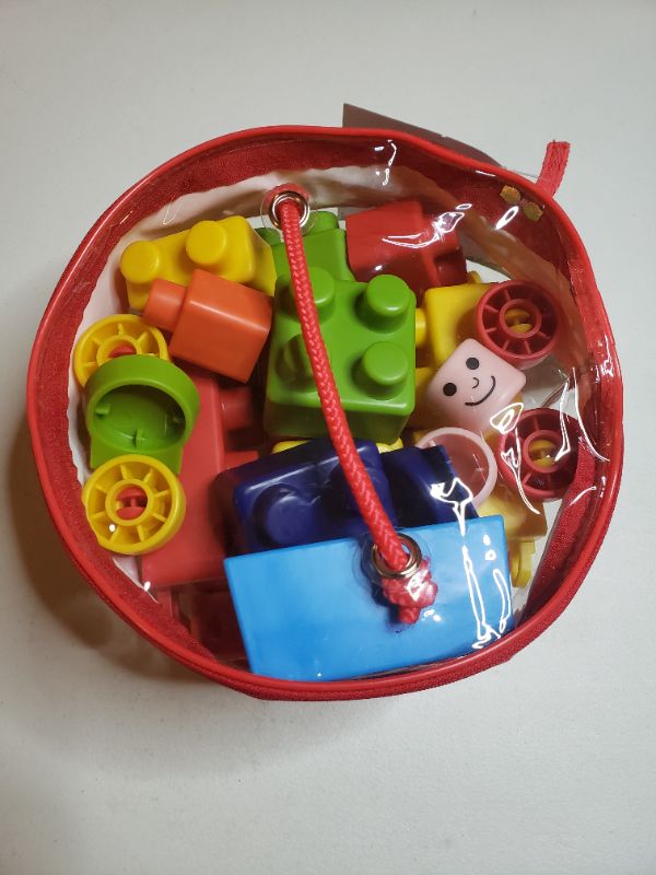 Photo 1 of EDUSHAPE MINI EDU-TRAIN BUILDING BLOCK SET. AGES 12 MONTHS +