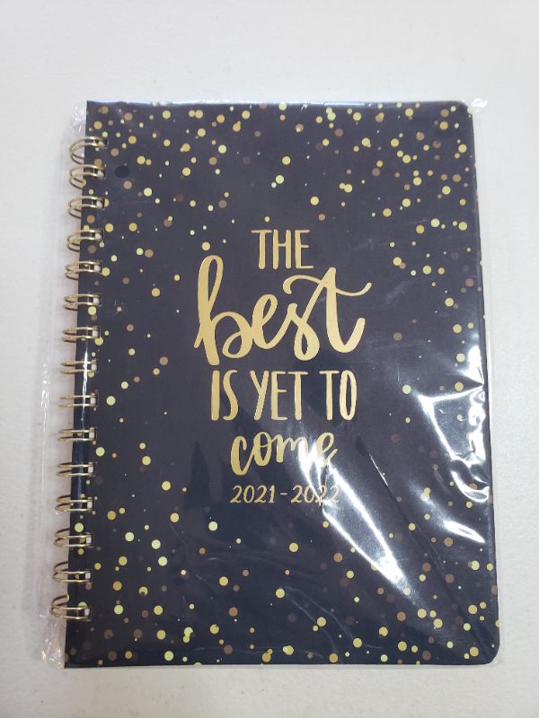 Photo 1 of THE BEST IS YET TO COME 2021-2022 DAY PLANNER, BLACK/GOLD.