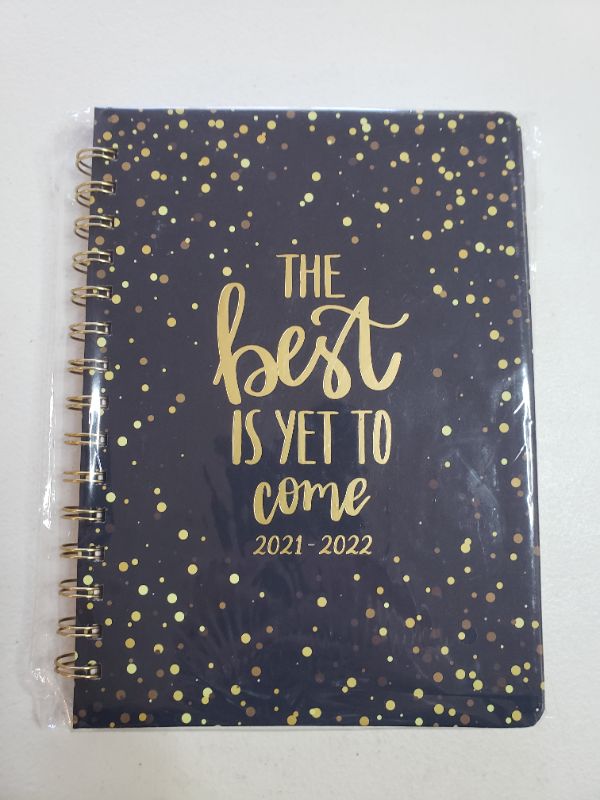 Photo 1 of THE BEST IS YET TO COME 2021-2022 DAY PLANNER, BLACK/GOLD.