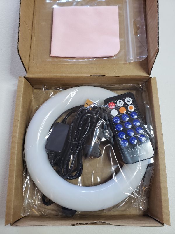 Photo 1 of Video Conference Lighting Kit 3200k-6500K Dimmable Led Ring Lights Clip on Laptop Monitor for Remote Working/Zoom Calls/Self Broadcasting/Live Streaming/YouTube Video/TikTok
