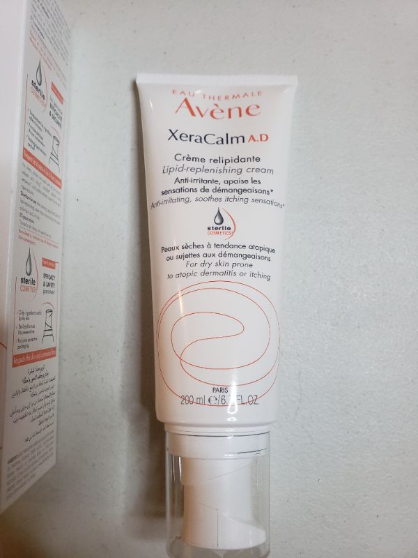 Photo 3 of Eau Thermale Avene XeraCalm A.D Lipid-Replenishing Cream, Atopic Dermatitis, Eczema-Prone, No Preservatives, Fragrance-Free, 6.7 oz.
