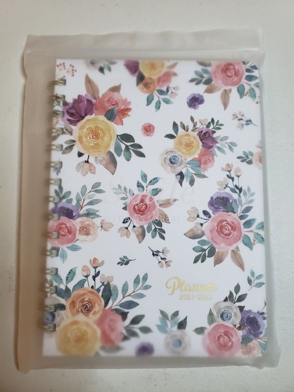 Photo 1 of 2021-2022 DAY PLANNER, FLORAL DESIGN.