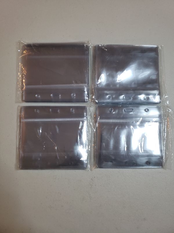 Photo 1 of CLEAR PLASTIC ID BADGE HOLDERS, LOT OF 4 PACKS.