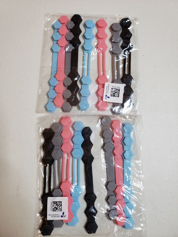 Photo 1 of SILICONE STRAPS FOR GLASSES AND MASKS. 2 PACKAGES.