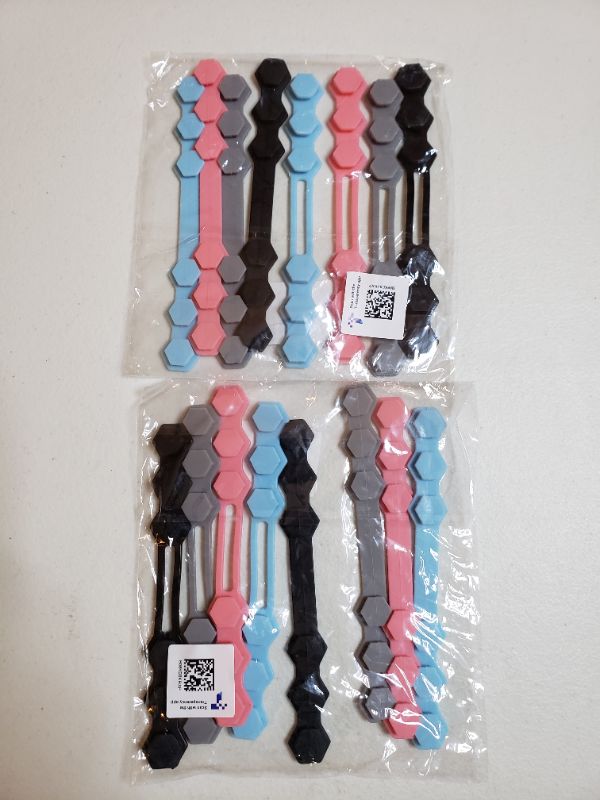 Photo 1 of SILICONE STRAPS FOR GLASSES AND MASKS. 2 PACKAGES.